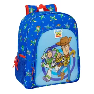 Safta Toy Story Good Vibes Mochila - Adaptable a Carro - Portabotellas - Tirador Doble - Hombreras Ergonomicas Acolchadas - Bolsillo Frontal - Asa de Mano Superior - 15L - 320x120x380mm - Co