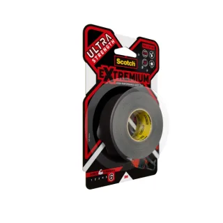 Scotch Extremium Cinta Adhesiva Americana - 24mm x 10m - Color Negro
