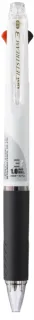Uni-ball JetStream SXE3-400-10 Boligrafo Multiple - Punta de Bola 1mm - Tinta Resistente al Agua y Luz - Secado Instantaneo - Ideal para Zurdos - Color Blanco · Pack de 10 uds.
