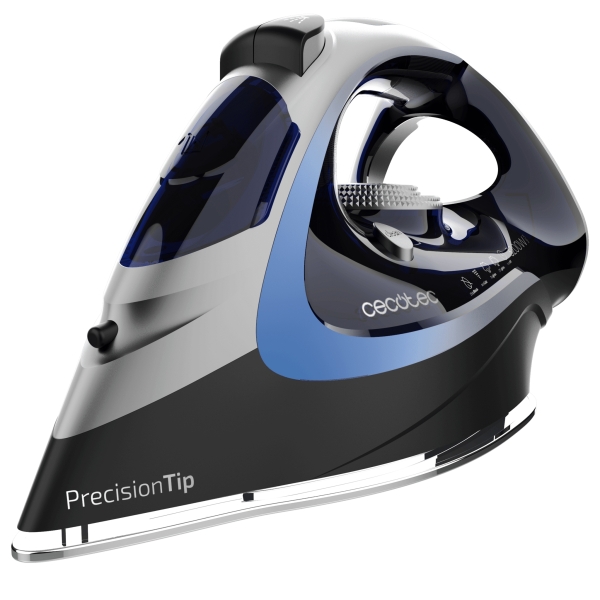 Cecotec IronHero 3200 Force Anodized Plancha de Ropa - Potencia 3200W - Suela Anodizada Ultradeslizante - Golpe de Vapor 270g/min - Temperatura Regulable - Antigoteo - Antical - Color Negro