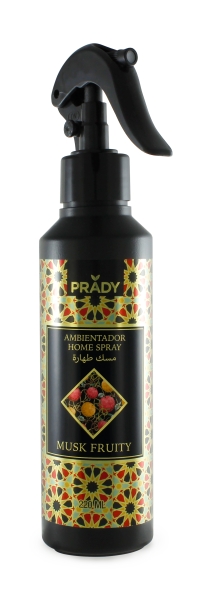Prady Ambientador Home Spray Coleccion Oriental Musk Fruity - Frasco de 220 ml - Spray Pulverizador