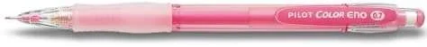 Pilot Portaminas Color Eno H-197 - Trazo 0.7mm - Grip de Goma - Goma de Borrar - Mina Color Rosa