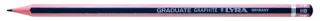 Lyra Graduate Lapiz de Grafito - Hexagonal - Graduacion HB - Color Gris Oscuro · Pack de 12 uds.