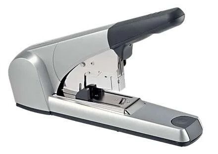 Petrus 1500 Grapadora de Gruesos - Hasta 120 Hojas - Grapado Plano - Para Grapas 23/15XL - Color Gris