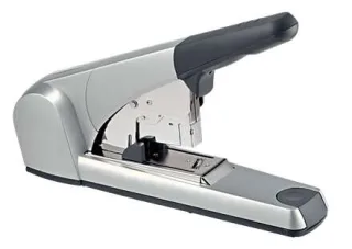 Petrus 1500 Grapadora de Gruesos - Hasta 120 Hojas - Grapado Plano - Para Grapas 23/15XL - Color Gris