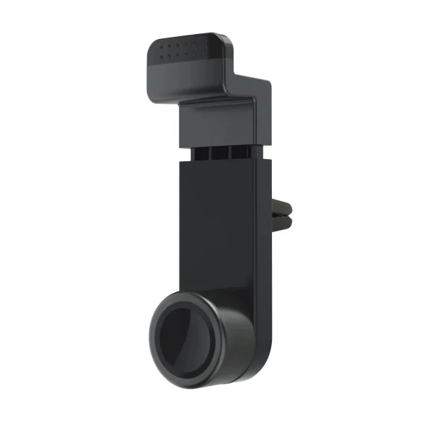 Hama Flipper Soporte de Coche para Smartphone - Pinza para Rejilla - Ancho Dispositivo de 4.8 a 9cm - Color Negro