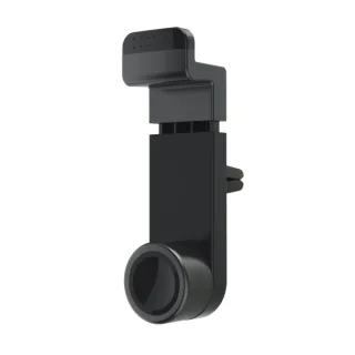 Hama Flipper Soporte de Coche para Smartphone - Pinza para Rejilla - Ancho Dispositivo de 4.8 a 9cm - Color Negro