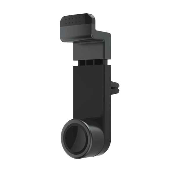 Hama Flipper Soporte de Coche para Smartphone - Pinza para Rejilla - Ancho Dispositivo de 4.8 a 9cm - Color Negro