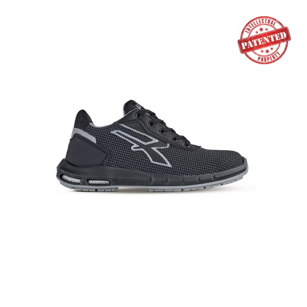 Upower Scudo Plus S ESD Calzado de Seguridad - Talla 35 - Puntera AirToe Aluminium, Antipinchazos, Alta Resistencia a la Abrasion, Suela PU/PU High Rebound, Proteccion S3S CI FO SR - Color G