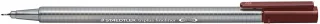 Staedtler Triplus Fineliner 334 Rotulador de Punta Fina - Trazo de 0.3mm - Tinta Base de Agua - Color Marron Chocolate · Pack de 10 uds.