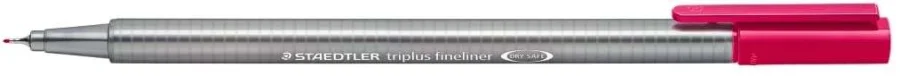 Staedtler Triplus Fineliner 334 Rotulador de Punta Fina - Trazo de 0.3mm - Tinta Base de Agua - Color Rojo Burdeos · Pack de 10 uds.