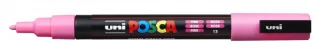 Posca PC-3M Marcador de Pintura - Punta de Poliester Conica 0.9-1.3mm - Tinta Base al Agua - Resistente a la Luz - Color Rosa · Pack de 6 uds.