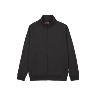 Upower Anuta Sudadera con Cremallera Completa - Talla 2XL - Suave French Terry, Transpirable y Resistente, Mangas Ranglan, Puños y Dobladillo Elasticos, Costuras Pespunteadas - Color Negro C