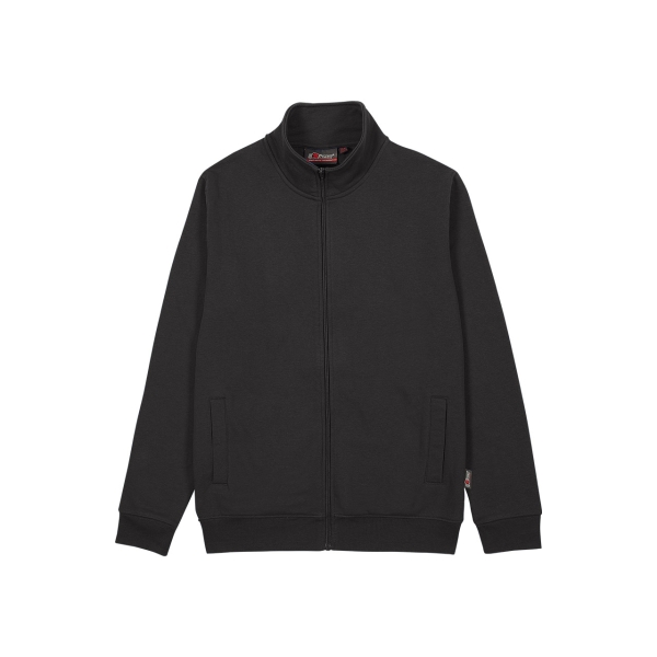 Upower Anuta Sudadera con Cremallera Completa - Talla 2XL - Suave French Terry, Transpirable y Resistente, Mangas Ranglan, Puños y Dobladillo Elasticos, Costuras Pespunteadas - Color Negro C
