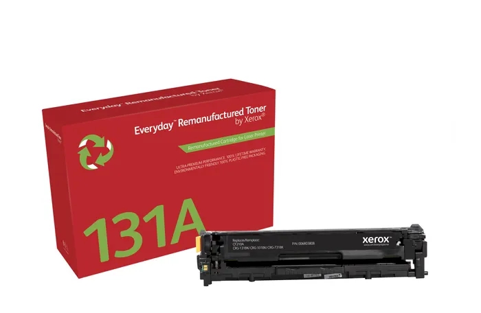 Xerox Everyday HP CF210A Negro Cartucho de Toner Remanufacturado - Reemplaza 131A