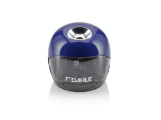 Dahle 250 Afilalapices Electrico - Para Lapices de Ø 8mm - Gran Deposito Transparente - Alimentacion con Pilas AA - ColorAzul