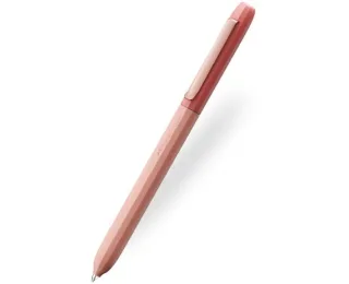 Faber-Castell Avori Boligrafo de Mecanismo Giratorio XB - 92% de Plastico Reciclado - Clip Metalico Solido - Color Naranja Fuego