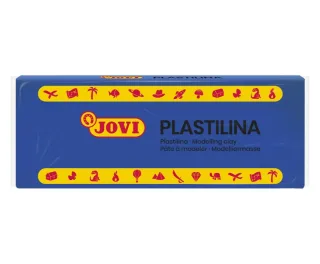 Jovi Caja de 15 Pastillas de Plastilina 150gr - Mezclables - No Se Seca - Facil de Moldear - Color Azul Oscuro