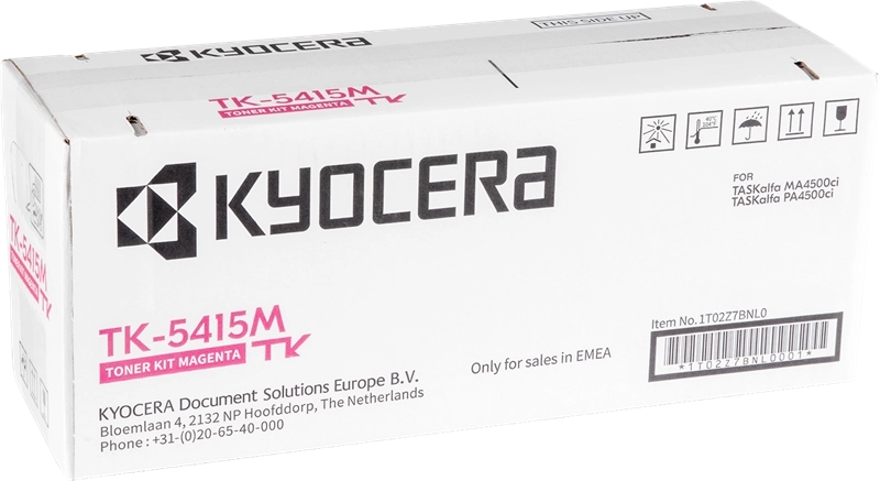 Kyocera TK5415 Magenta Cartucho de Toner Original - 1T02Z7BNL0/TK5415M