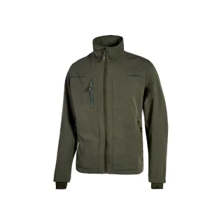Upower Pluton Chaqueta de Tela Resistente - Talla 2XL - Suave, Repelente al Agua, Transpirable, Secado Rapido, Multiples Bolsillos, Capuchon Ajustable, Puños a Prueba de Viento, Proteccion D