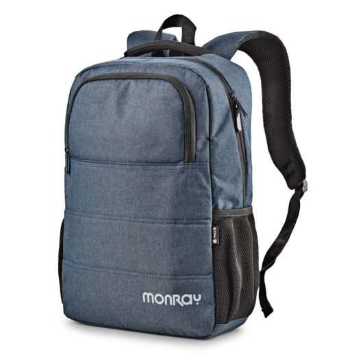 NGS Monray Sacks Charter Mochila para Portatil hasta 15.6" - Suave Acolchado Interno - Bolsillo Central y Laterales - Tirantes Acolchados y Ajustables -