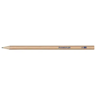 Staedtler Noris Natural 130 Lapiz de Grafito Hexagonal HB - Madera Certificada FSC - Cuerpo de Color Madera Natural · Pack de 12 uds.