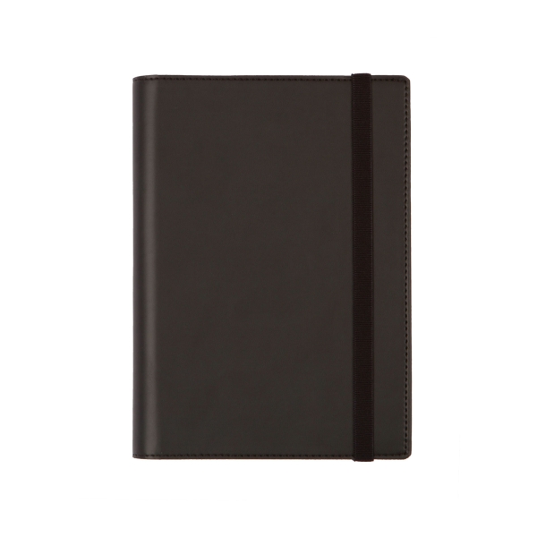 Finocam Duoband Agenda con Bloc de Notas - Anual 2026 - Formato E5 - 136x25x192mm - 1 Dia por Pagina - Color Negro