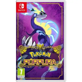 Nintendo Videojuego Pokemon Purpura para Consola Nintendo Switch - Genero RPG/Mundo Abierto - PEGI 7