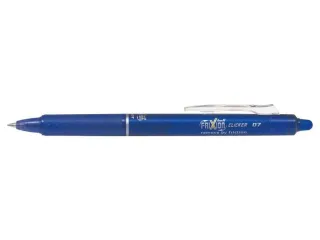 Pilot Frixion Clicker Boligrafo de Gel Borrable Retractil - Punta de Bola 0.7mm - Trazo 0.4mm - Grip Ergonomico - Color Azul · Pack de 12 uds.