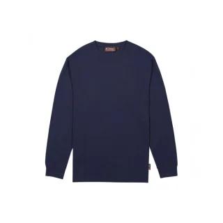 Upower Renga Camiseta de Manga Larga - Talla 2XL - Algodon Jersey Suave, Diseño Elegante con Canale, Refuerzos en Hombros y Cuello, Proteccion DPI1 - Color Azul Marino