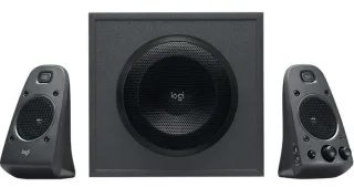 Logitech Z625 Altavoces 2.1 THX 140W - Subwoofer 260W - 2x Entradas Jack 3.5 mm - Entrada de Auriculares y RCA - Color Negro