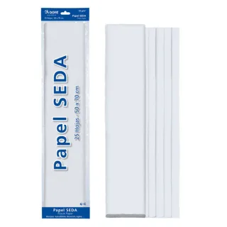 Dohe Papel Seda de 18g - 50x70cm - Ideal para Manualidades y Decoracion - Se Sirve en Bolsas de 25 Hojas