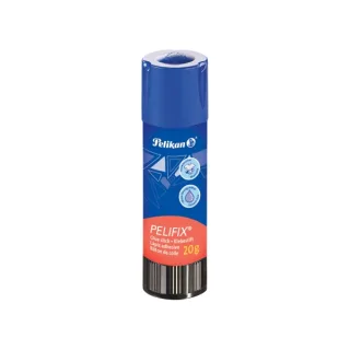 Pelikan Pelifix Pegamento en Barra de 20g - sin Disolventes - Lavable con Agua Fria - Color Blanco · Pack de 20 uds.