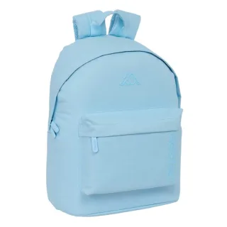 Safta Kappa Basics Celeste Mochila para Portatil hasta 14.1" - Bolsillo para Tablet - Tirador Doble - Hombreras Ergonomicas - Espalda Transpirable - 20L - 310x160x410mm - Color Azul Claro