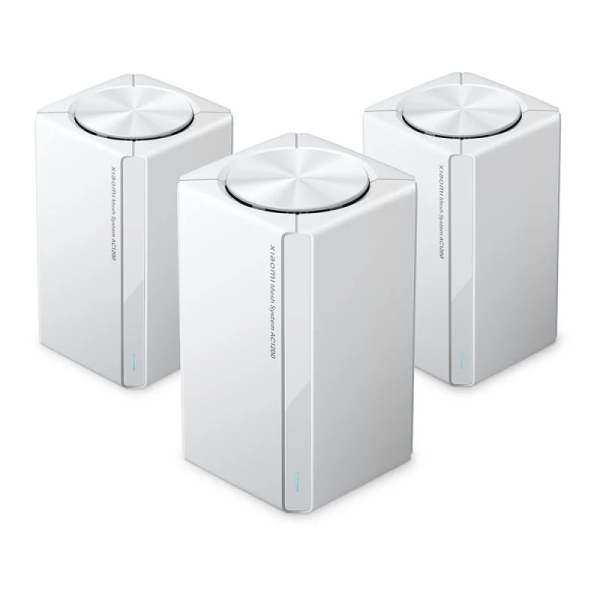 Xiaomi AC1200 Pack de 3 Sistemas WiFi Mesh Dual Band - Velocidad hasta 1200Mbps - 2 Puertos RJ-45