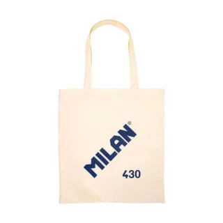 Milan Coleccion 430 Tote Bag Bolsa de Tela - Tamaño 50x38x41cm - Asa Larga 27cm - Tejido 'ripstop' - Color Beige