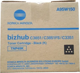 Konica Minolta TNP49 Negro Cartucho de Toner Original - TNP49K/A95W150