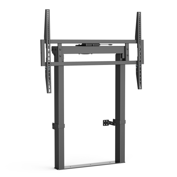 Ewent Soporte de Suelo y Pared para TV hasta 100" - Altura Ajustable - Gestion de Cables - VESA Maximo 800x600 - Peso Maximo 120kg - 904x250x1250mm - Color Negro