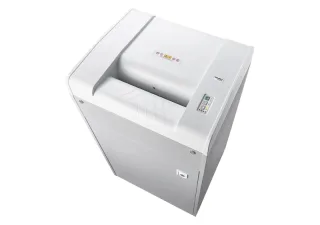 Dahle 419 Volume Pro Destructora de Papel Manual Corte en Particulas P-4 - Destruye hasta 32 Hojas a la Vez - Destruye Papel, Tarjetas, Cd`s - Papelera de 190L - Color Blanco