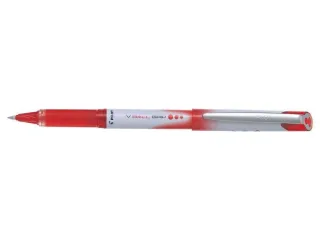 Pilot Boligrafo de Tinta Liquida V Ball Grip 07 - Punta de Bola Conica 0.7mm - Trazo 0.5mm - Grip de Goma - Color Rojo · Pack de 12 uds.