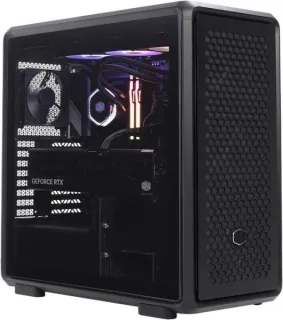 Cooler Master Masterframe 600 Caja Semitorre ATX/MicroATX/Mini-ITX - Ventana Lateral - 8 Ranuras de Expansion - Paneles Intercambiables - Audio - 2xUSB-A - 1xUSB-C - 544x531x261mm - Color Ne