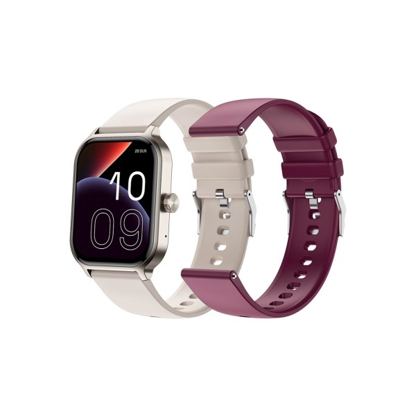 SPC Smartee Duo 3 Reloj Inteligente Smartwatch Pantalla Amoled 1.93" - Mas de 100 Modos Deportivos - Monitoreo de Salud - Resistencia IP68 - 7 Dias de Autonomia - Incluye 2 Correas - Color B