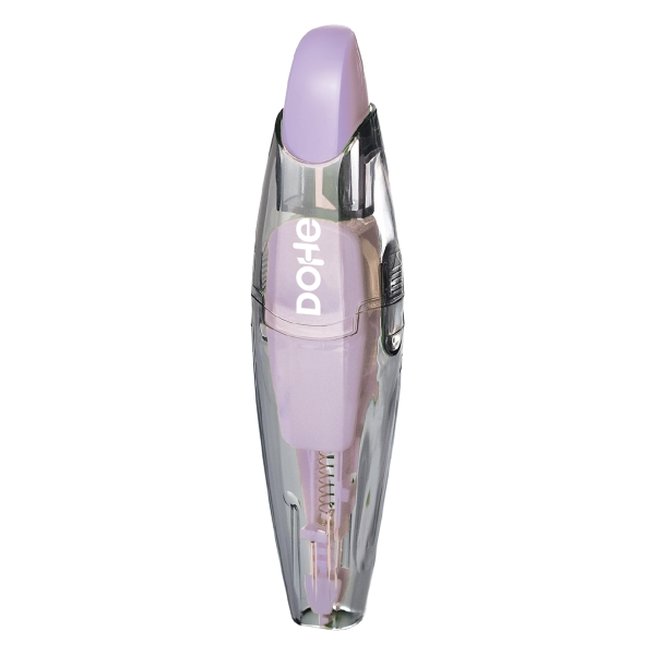 Dohe Serenity Cinta Correctora - 5mm x 6m - Pulsador Retractil - Recargable - Cuerpo Ergonomico - Color Morado · Pack de 10 uds.