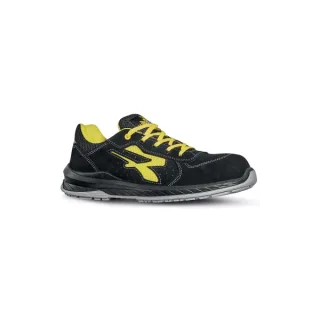 Upower Vortix S ESD Calzado de Seguridad Ligero y Resistente - Talla 35 - Gamuza Perforada, Suela Antideslizante, Puntera AirToe Composite, Sistema Antiperforacion, Plantilla Antifatiga - Co