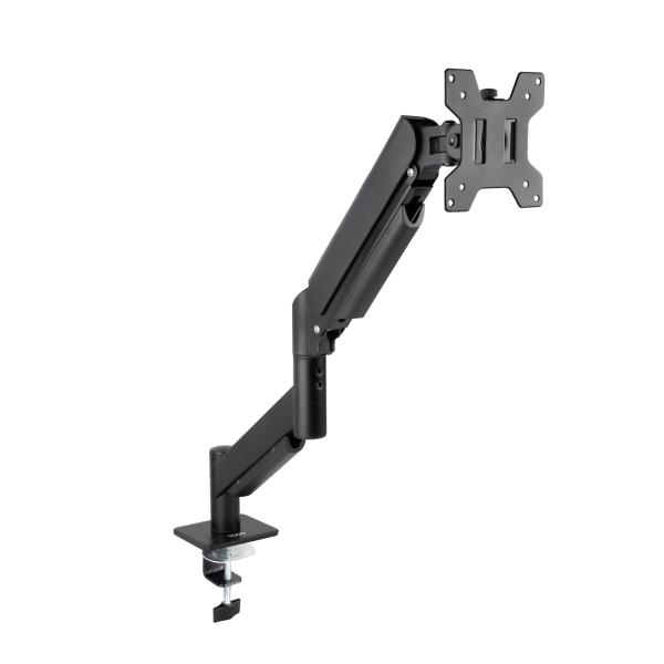 Tooq DB1340TNR-B Soporte de Mesa con Brazo Articulado para Monitor de 13"-34" - Regulable en Altura, Giratorio e Inclinable - Piston de Gas - Peso Max 10kg - VESA 100x100mm - Color Negro