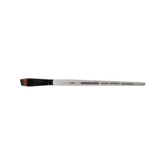 Daler Rowney Graduate Pincel Multitecnica - Pelo Sintetico - Mango Corto - Sombreador Angular 1/2" · Pack de 3 uds.