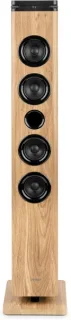 Thomson DS220CD Torre de Sonido 60W Bluetooth 5.3 - Reproductor de CD - Entrada AUX 3,5mm, USB y Lector de Tarjetas SD/MMC - Mando a Distancia - Color Madera/Negro