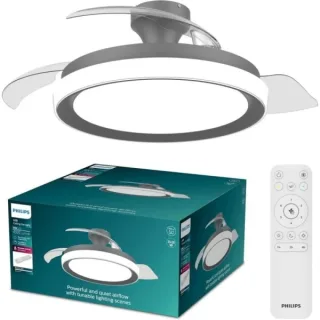 PHILIPS Ventilador techo Luz Bilss 106cm 28+35W Ne