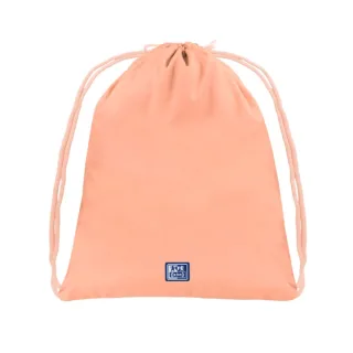 Oxford Young Proof B-Cool Mochila Saco Plano - Apertura Superior - Plastico Reciclado RPET - Bolsillo Interior con Cremallera - Tira Reflectante - Color Melocoton