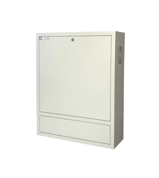 WP RWN-00602-G Armario Mural Vertical 4U - Cerradura de Seguridad con Llave Tubular - 600x150x750mm - Color Blanco